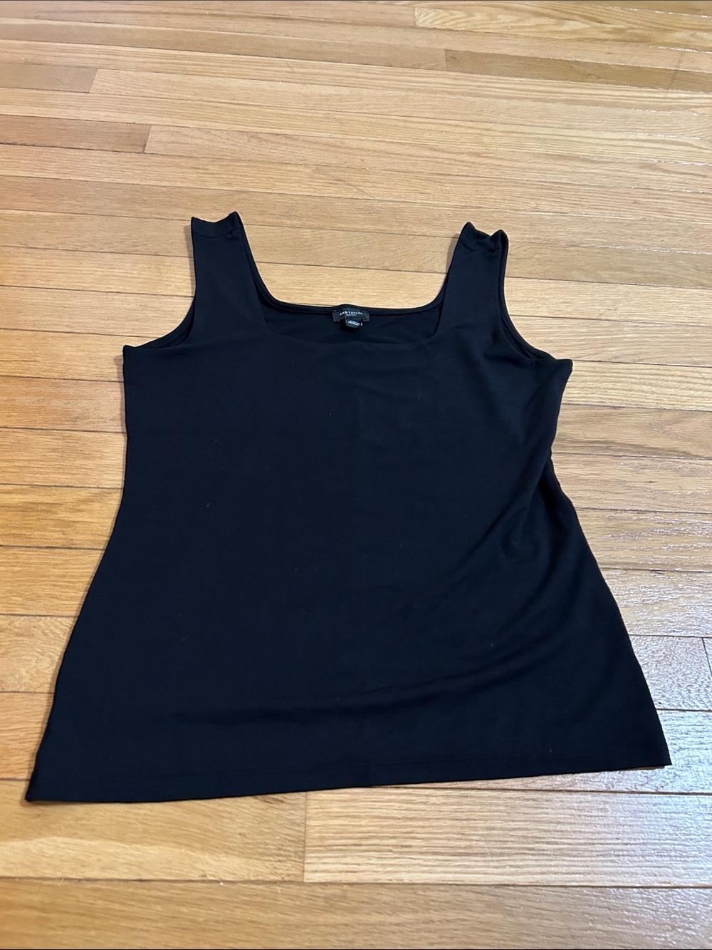Ann Taylor Black Scoop Neck Tank Top